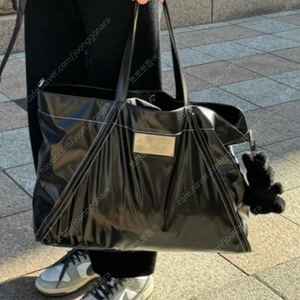 마뗑킴 코팅 토트 빅백