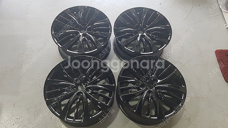 제네시스 G80 블랙유광 19인치 순정휠 대품판매20만...--0