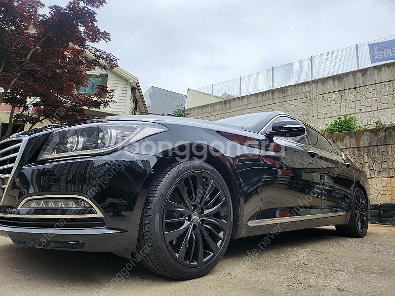제네시스 DH G80 19인치 블랙휠 순정휠 중고휠 팝...--0
