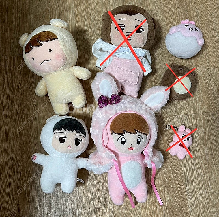 엑소 인형 백현 세훈 종인 백쿠 핑큥이 북후니 니니알--0
