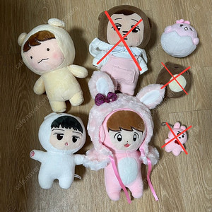 엑소 인형 백현 세훈 종인 백쿠 핑큥이 북후니 니니알