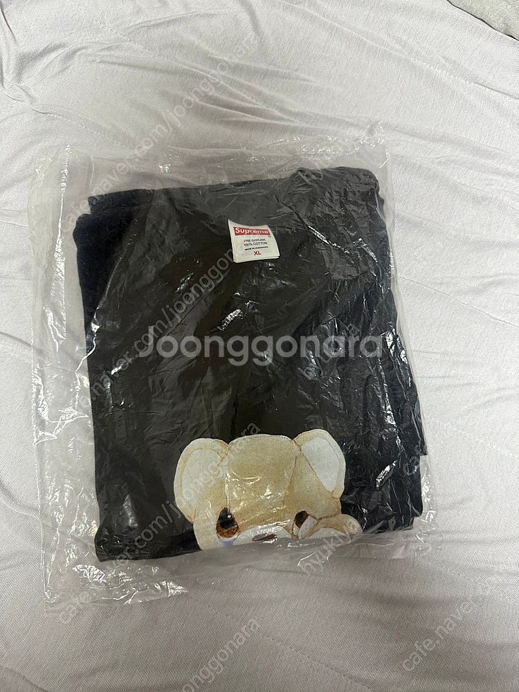 [XL] 슈프림 베어 티셔츠 블랙 25ss--1
