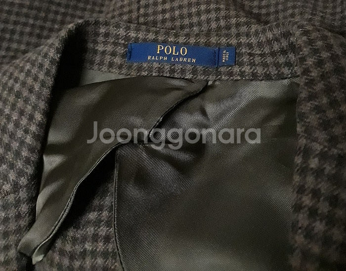 폴로 랄프로렌 프린스오브웨일즈 체크 블레이져 / 브라운...--6