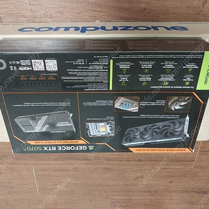 기가바이트 지포스 RTX 5070 Ti WINDFORCE OC SFF D7 16GB 미개봉