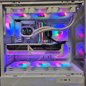 9950x3d, b850m wifi, 48gb, rtx5080 화이트 본체
