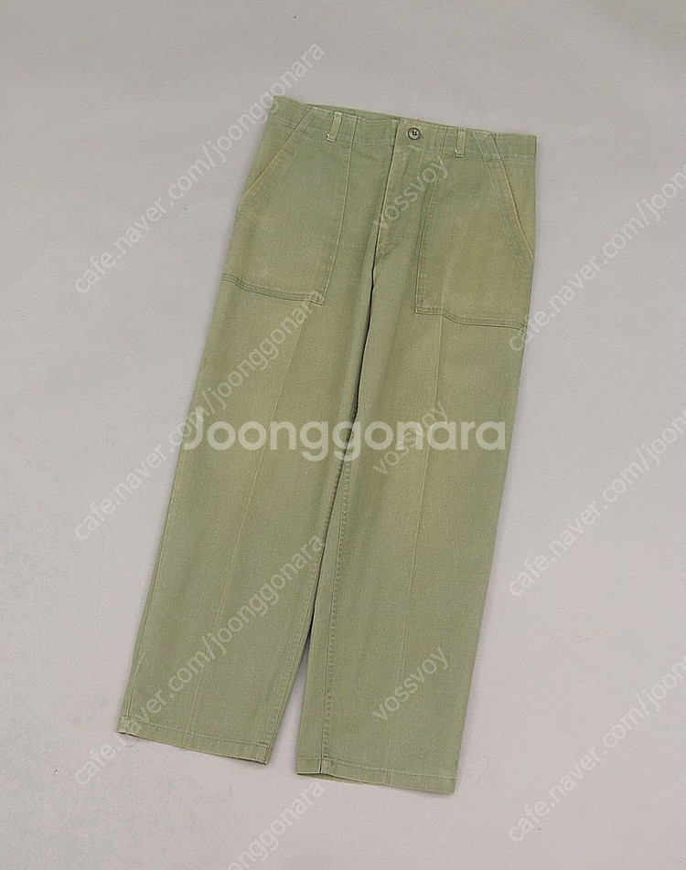 US ARMY 80's OG507 미군 오리지널 유틸리...--0