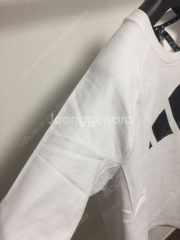 <새상품> 아디다스 퍼포먼스 빅로고 반팔 티셔츠 화이트...--3