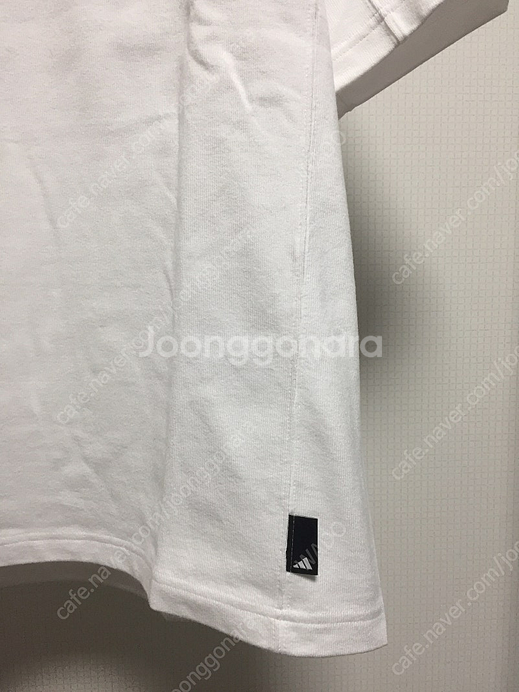 <새상품> 아디다스 퍼포먼스 빅로고 반팔 티셔츠 화이트...--6