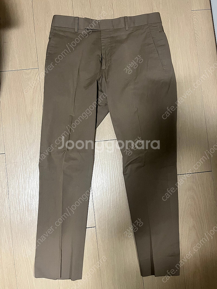 폴로 랄프로렌 퍼플라벨 베이지 테이퍼드핏 팬츠--0