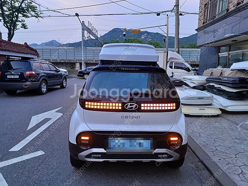 지붕위 밀착형 코토 일체형루프박스 어닝,윈드가드 당일재...--7