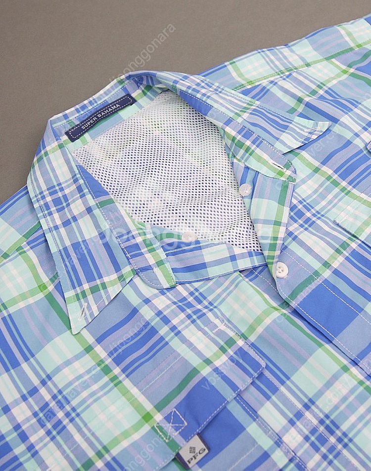 Columbia 콜럼비아 PFG 슈퍼바하마 마드라스체크...--5