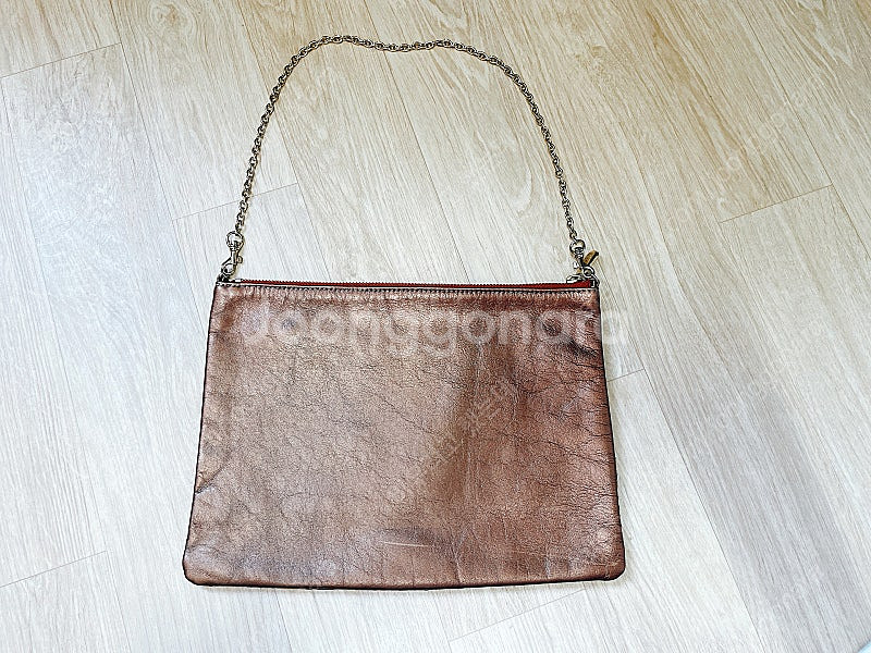 Anne Klein 앤클라인 파이톤 뱀피 클러치 체인백--1
