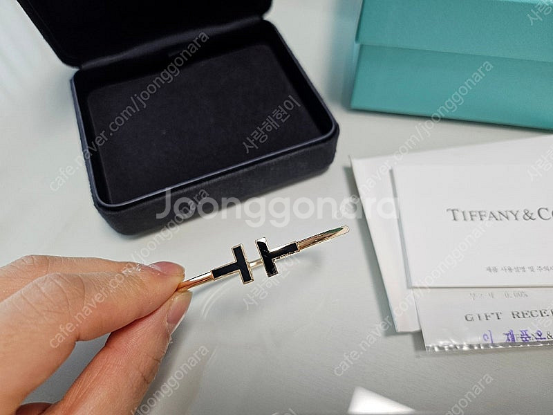티파니 티와이어 팔찌 오닉스 M--2