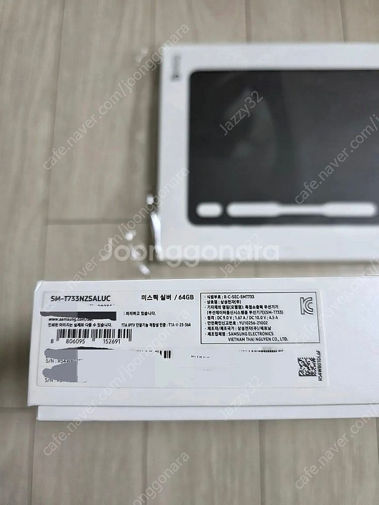갤럭시탭 S7 FE+ 미스틱실버 64gb+ 스태딩 케이...--7