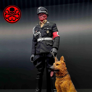 핫토이 레드스컬 커스텀+셰퍼드 12인치 피규어