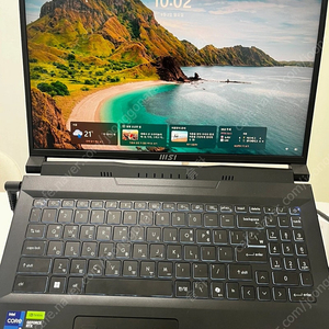 게이밍 노트북 msi M16 B13VF-i9