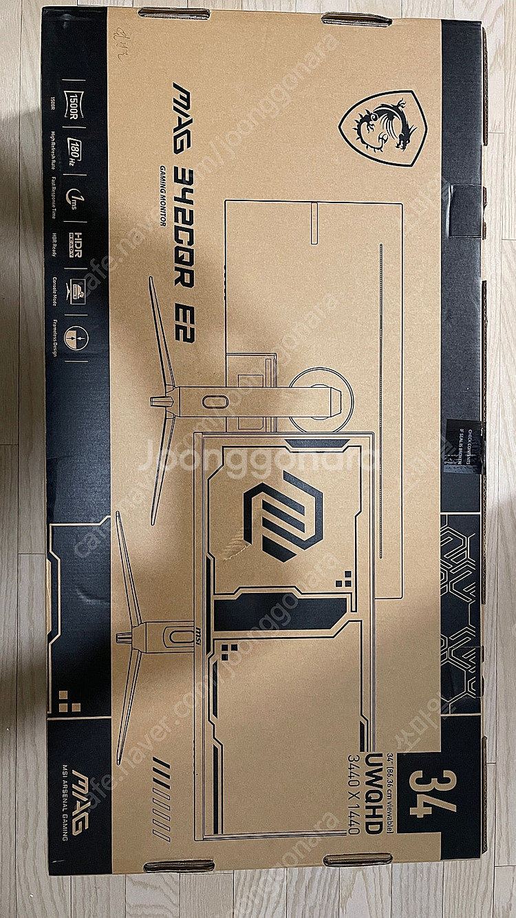 MSI 34인치 UWQHD 180hz 게이밍 모니터 (...--0