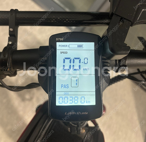 랑케레이시 전기자전거 XT750 plus 26인치 레드--2