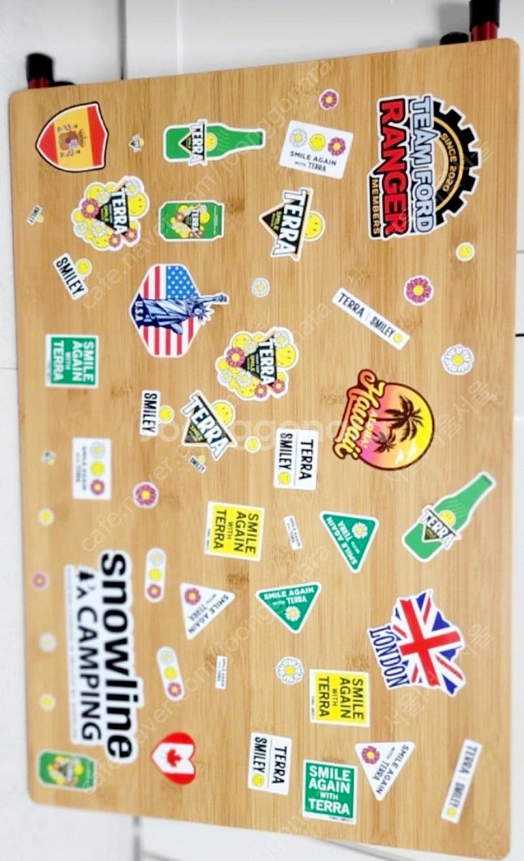 캠핑 접이식 테이블 2개--2