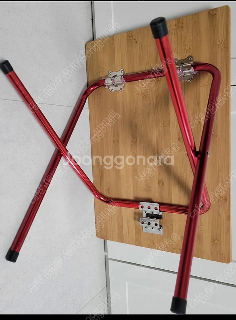 캠핑 접이식 테이블 2개--5