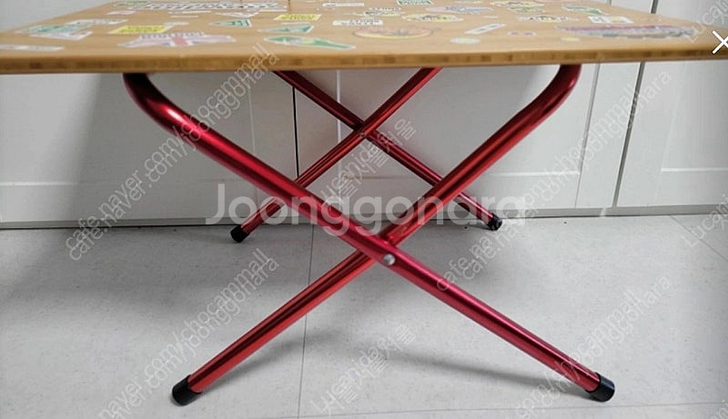 캠핑 접이식 테이블 2개--7