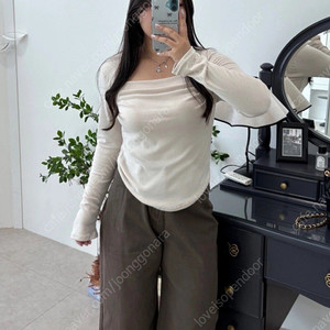 하티66 자체제작 made 볼레로 긴팔 티셔츠
