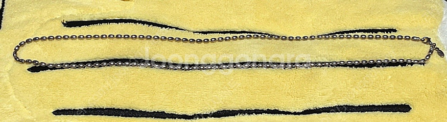 판도라 쌀알목걸이 60cm 반택포 11--1
