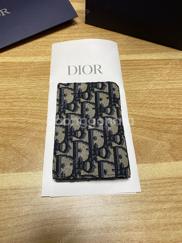 디올 버티컬 오블리크 2단 카드지갑--1