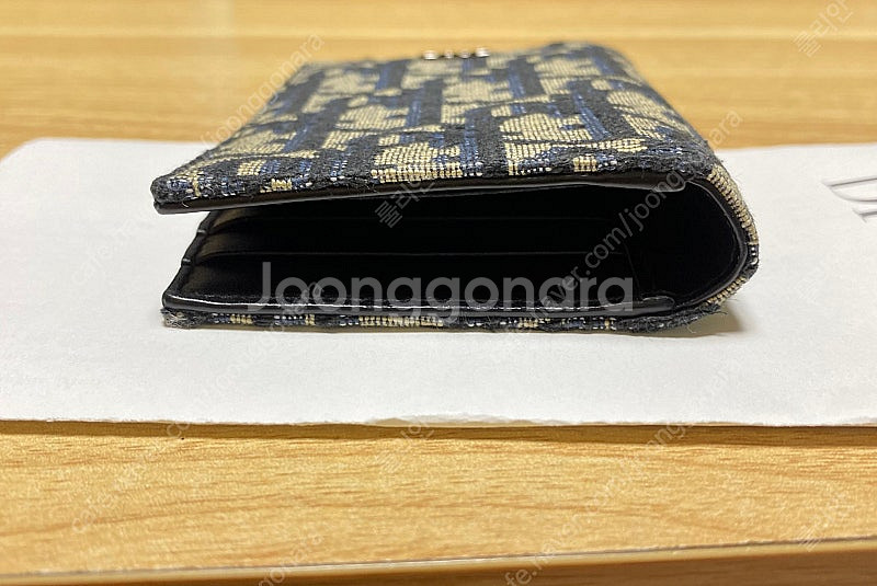 디올 버티컬 오블리크 2단 카드지갑--3