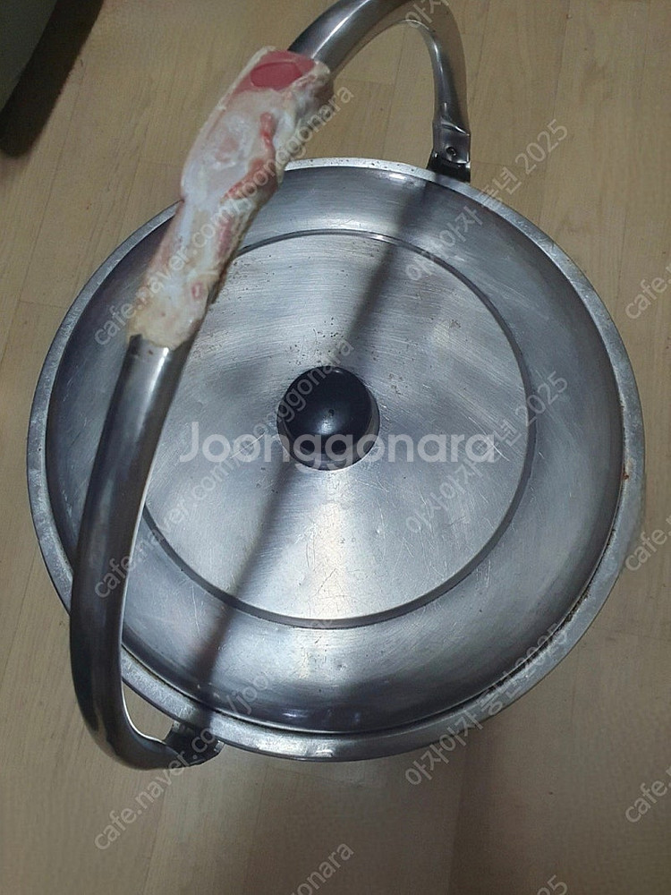 들통 2개 왕대 스테인레스 스텐레스 스댕 곰솥 찜솥 육...--1