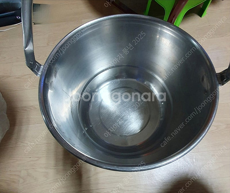 들통 2개 왕대 스테인레스 스텐레스 스댕 곰솥 찜솥 육...--2