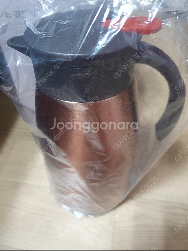 택포14000원키친아트 라팔 골드메탈 보온보냉 포트 주...--1