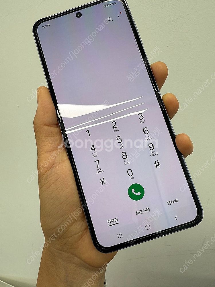 F721 갤럭시 Z플립4 블루 256기가 21만 판매합...--1
