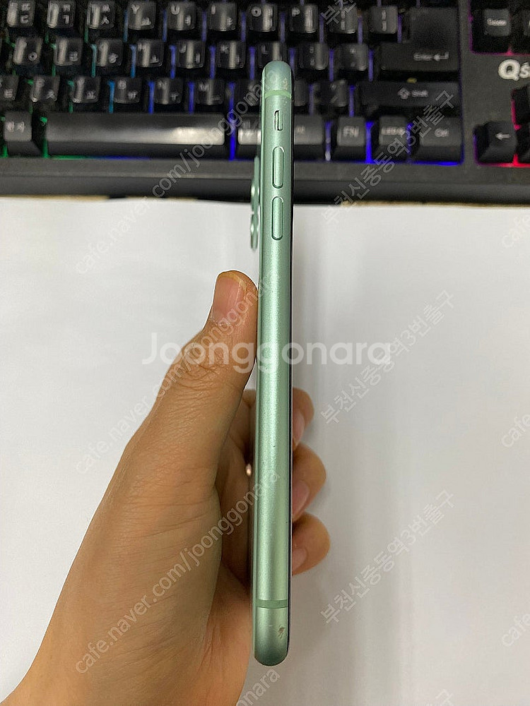 006281 아이폰11 민트 A급 64GB 무잔상 배터...--4