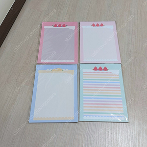 오니니 b5 노트패드 케이크시리즈 4종 각 50매씩 일괄