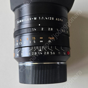 라이카 Summilux-M 28mm f1.4 ASPH / 주미룩스 28 팝니다
