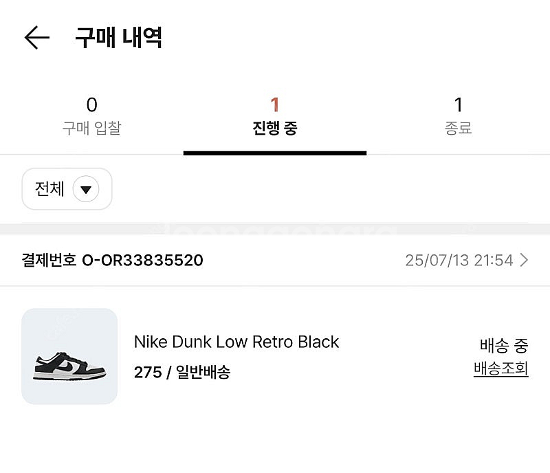 나이키 범고래 (덩크로우) 275레트로--1
