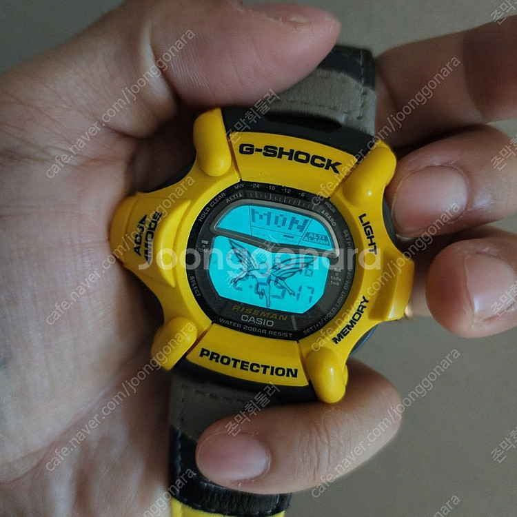 지샥 DW-9100YJ-9T 라이즈맨 1세대 맨인옐로우--2