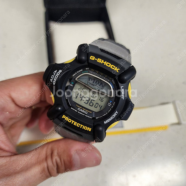 지샥 DW-9100BJ-1B 라이즈맨 1세대 검/노 티...--0