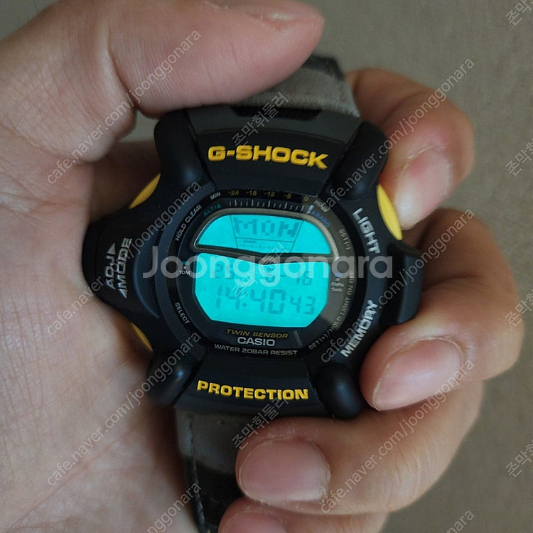 지샥 DW-9100BJ-1B 라이즈맨 1세대 검/노 티...--2