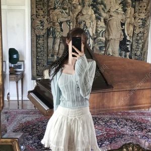 라벨르블랑 페페스커트 숏 M 페페코르셋롱스커트