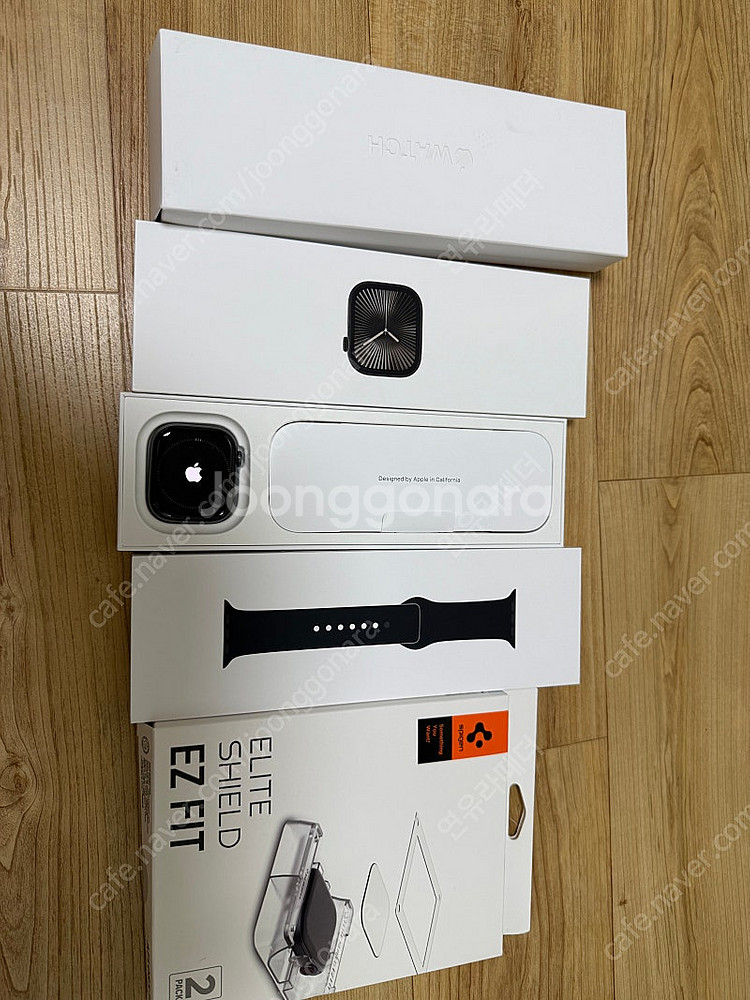 어제 구입한 애플워치10 티타늄 블랙 46mm 단순개봉--7