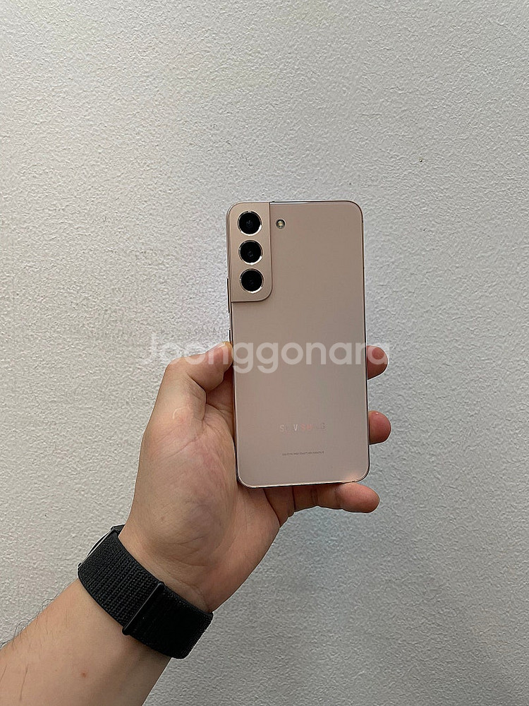 갤럭시S22 핑크골드 256GB 무잔상 상태좋은 중고2...--0