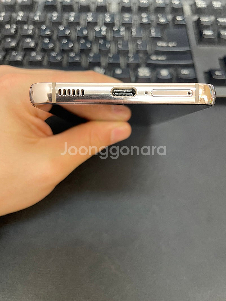갤럭시S22 핑크골드 256GB 무잔상 상태좋은 중고2...--5
