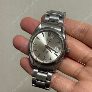 오메가 아쿠아테라 쿼츠 36mm 은판