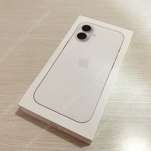 아이폰16 화이트 128 미개봉 자급제