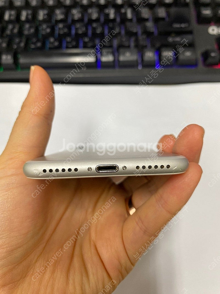 205898 아이폰7 실버 A급 128GB 무잔상 배터...--5