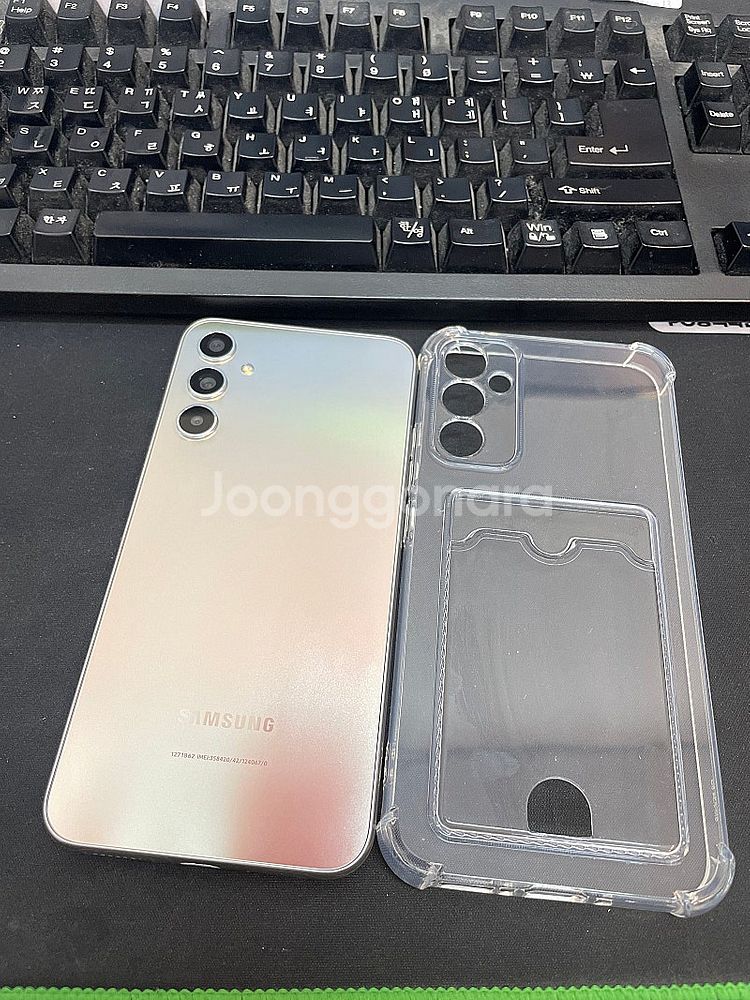 갤럭시A34 실버 128GB 상태좋은 중고13만팝니다.--0