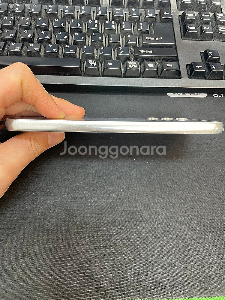 갤럭시A34 실버 128GB 상태좋은 중고13만팝니다.--6