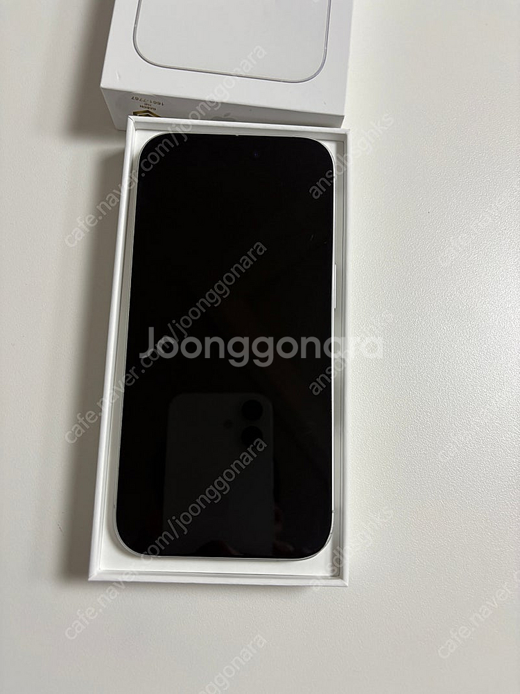 아이폰16 화이트 128g 정상해지--0